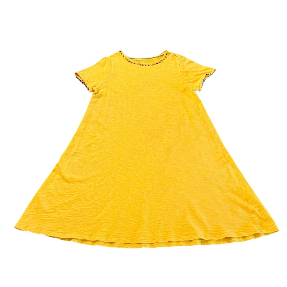 Boden Yellow Casual Kids Cotton Dress Size 11-12Y